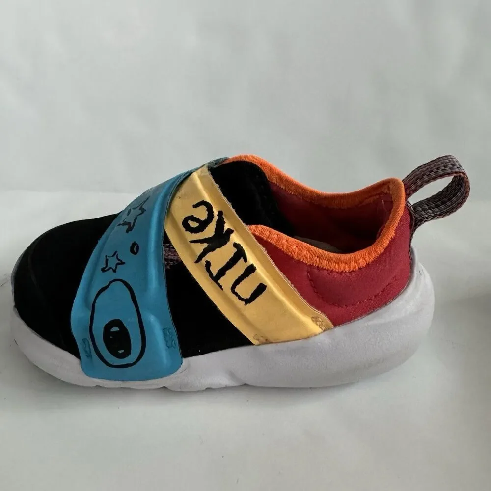 Nike Flex Advance Kids SE TD Doodles Flyease Sz 6c Toddler DZ2801-001